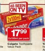 Colgate Toothpaste Value Pack-2x100ml Per Pack