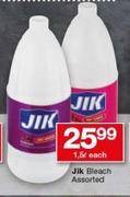 Jik Bleach-1.5Ltr Each