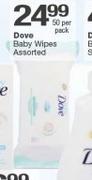 Dove Baby Wipes-50 Per Pack