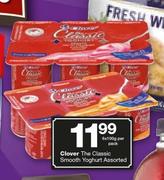 Clover The Classic Smooth Yoghurt Assorted-6 x 100g Per Pack