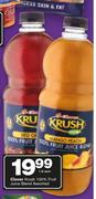 Clover Krush 100% Fruit Juice Blend Assorted-1.5Ltr Each