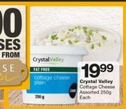 Crystal Valley Cottage Cheese-250g Each