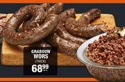 Grabouw Wors Thick-Per kg