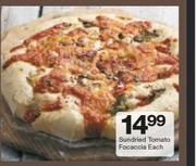 Sun-dried Tomato Focaccia-Each