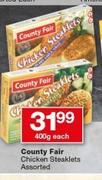 Country Fair Chicken Steaklets-400g Each