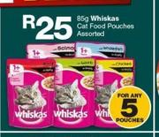 Whiskas Cat Food Pouches-85g