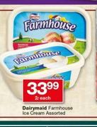 Dairymaid Farmhouse Ice Cream-2Ltr Each