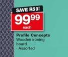Profile Concepts Wooden Ironing Board-Each