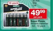 Super Power Alkaline Batteries-Per Pack