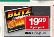 Biltz Firelighters-12 Per Pack