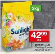 Sunlight Auto Washing Powder-2kg Each