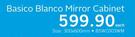 Basico Blanco Mirror Cabinet 300x600mm BSWC003WM-Each