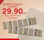 Empire Fingers Listello 330x47mm FTLS0007-Each