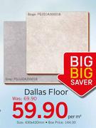 Dallas Floor-Per Metre Square