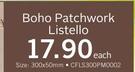 Boho Patchwork Listello Each