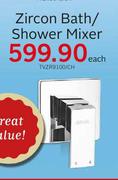Amalfi Zircon Bath/Shower Mixer