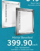 Mirror Bevelled-600 x 800mm Each