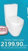 Mondo Toilet Suite BE1WH807-Each