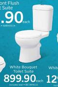White Bouquet Toilet Suite BE1WH610-Each