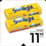 Sunlight Laundry Bar-500g Each