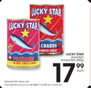 Lucky Star Assorted Tinned Fish-400g Each