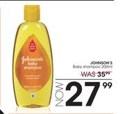 Johnson's Baby Shampoo-200ml