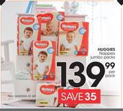 Huggies Nappies Jumbo Packs-Per Pack