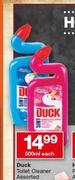 Duck Toilet Cleaner Assorted-500ml Each
