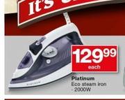 Platinum Eco Steam Iron 2000W