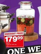 Eerin Glass Jar With Tap-7Ltr Each