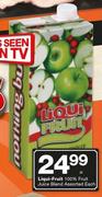 Liquid-Fruit 100% Fruit Juice Blend-2Ltr Each