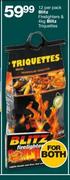 Blitz Firelighters-12 Per Pack & Blitz Triquettes-4kg
