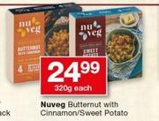 Nuveg Butternut With Cinnamon/ Sweet Potato-320g Each
