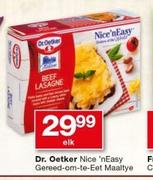 Dr. Oetker Nice 'nEasy Gereed-Om-Te-Eet Maaltye-elk