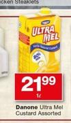 Danone Ultra Mel Custard Assorted-1L