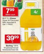 Darling 100% Vrugtesapmensel Verskeidenheid-4L elk