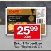Eskort swoerdlose Rug-/ replespek-200g Elk