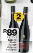 Laborie Merlot, Merlot/ Cabernet Sauvignon-2 x 750ml