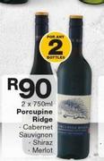 Porcupine Ridge Cabernet Sauvignon, Shiraz, Merlot-2 x 750ml