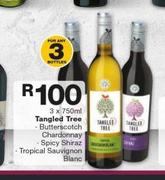 Tangled Tree Butterscotch Chardonnay, Spicy Shiraz, Tropical Sauvignon Blanc-3 x 750ml