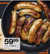 Beef Bangers-Per Kg