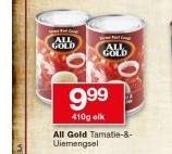 All Gold Tamatie & Uie mengsel-410g Elk