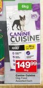 Canine Cuisine Dog Food Assorted-6Kg Each