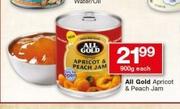 All Gold Apricot & Peach Jam-900g Each
