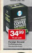 Foreign Ground Koffe kapsules-10 Per Pak