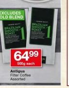 Antigua Filter Coffee Assorted-500g Each 
