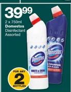 Domestos Disinfectant Assorted-2 x 750ml