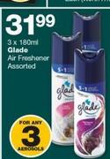 Glade Air Freshner Assorted-3 x 180ml
