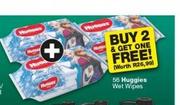Huggies 56 Wet Wipes-For 3 Pack