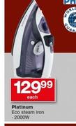 Plantinum Eco Steam Iron 2000W